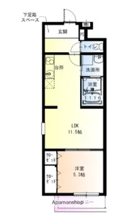 フジパレス鴫野東ウエスト【2階】の間取り