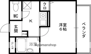 ドリームネオポリス北鴻池【4階】の間取り
