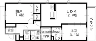 シャーメゾンボナール【2階】の間取り