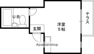 コンフォート今津【304号室】の間取り