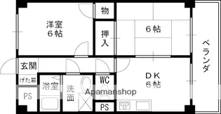 ニューセンチュリー西村【4階】の間取り