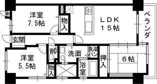 DO鶴見【2階】の間取り