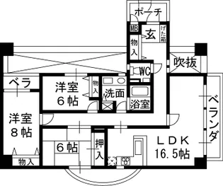 DO鶴見【10階】の間取り