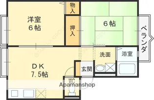 サンビレッジ森彦【A202号室】の間取り