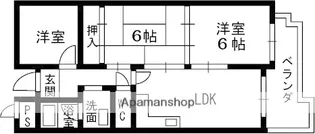 第2ティピカル【306号室】の間取り