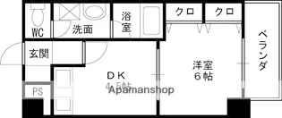 CORRECT FORET住道【5階】の間取り
