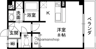 メイト鶴見【3階】の間取り