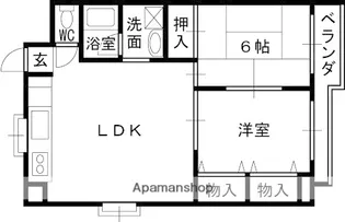 サンモール川上1【4階】の間取り
