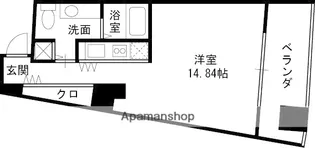 ザタワー大阪レジデンス【6階】の間取り