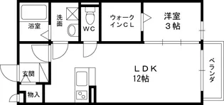 アヴァント【208号室】の間取り