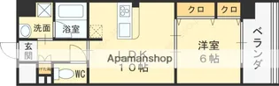IB弐番館【7階】の間取り