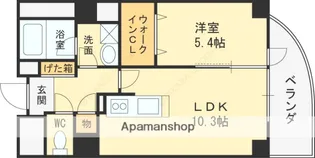 ジョイパーク鶴見【4階】の間取り
