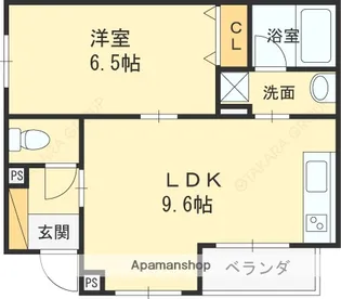 La R'ecolte【1階】の間取り