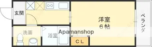 ルミエール鶴見緑地【2階】の間取り