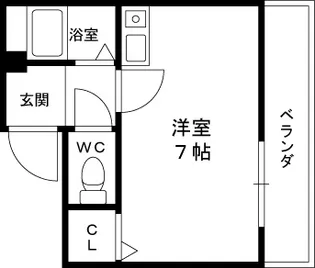 ラ・フォーレ京橋【5階】の間取り