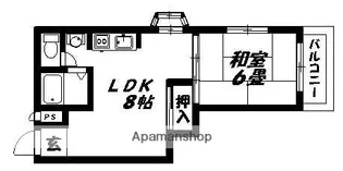 メゾンド紫香【3階】の間取り