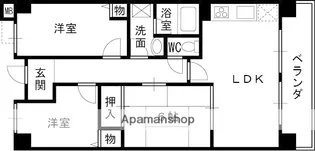 今福グリーンマンション【10階】の間取り