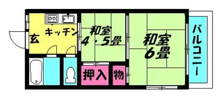 鈴木マンション【202号室】の間取り
