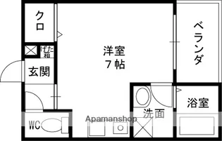 エクセラン【1階】の間取り