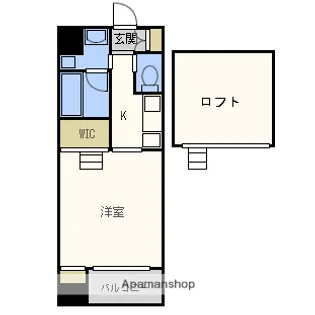 グランフォース【6階】の間取り