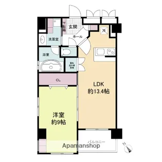 グレンパーク梅田北【10階】の間取り