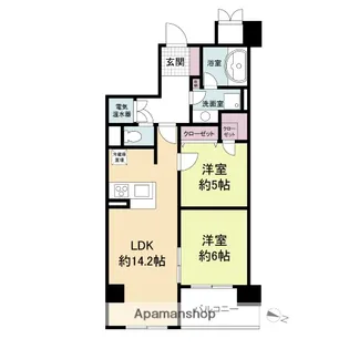 グレンパーク梅田北【5階】の間取り