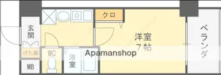 エスリード新梅田【2階】の間取り