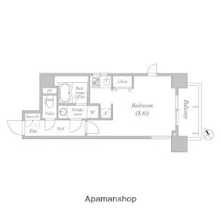 アーデン西天満【2階】の間取り