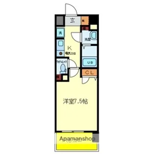 ファミールリブレ梅田東【805号室】の間取り