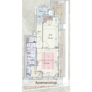 エステムプラザ梅田イースト【13階】の間取り