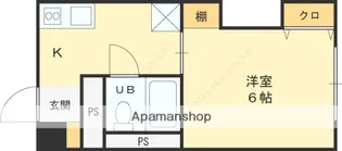 竹本ビル【4階】の間取り