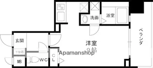 アドバンス西梅田Ⅱ【8階】の間取り