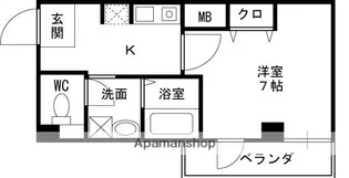 IF西梅田【5階】の間取り