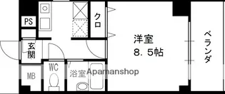 アーバネックス野田【5階】の間取り