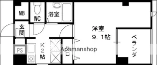 アーバネックス野田【8階】の間取り