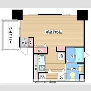 ハイアットコート薮野【2階】の間取り