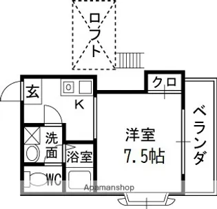 ヴェルカーサ【503号室】の間取り