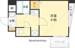 大阪府大阪市城東区今福東1丁目【マンション】の間取り