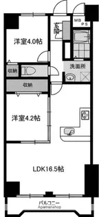 おおきに大阪天満サニーアパートメント【10階】の間取り