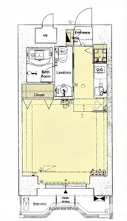 クリスタルブライト天満橋リバーサイド【3階】の間取り