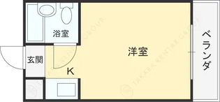 アインス蒲生【3-F号室】の間取り