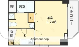 ディナスティ福島Ⅱ【11階】の間取り