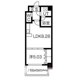 CHOEI65 プレジオ中津【5階】の間取り