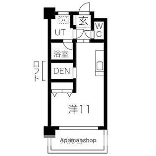 ARROW FIELDS壱番館【406号室】の間取り