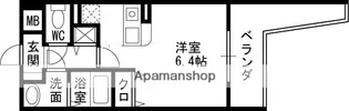レジディア天神橋【3階】の間取り