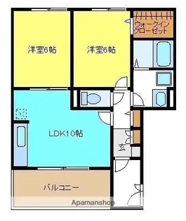 フラーリッシュ【2階】の間取り