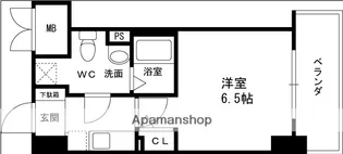 エスリード福島駅前第2【6階】の間取り