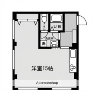 木下大淀第二ハイツ【4階】の間取り