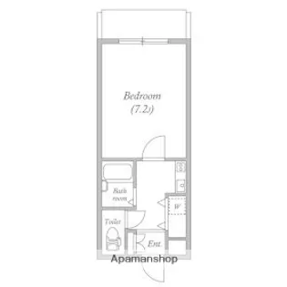 エバースクエア同心【602号室】の間取り