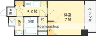 アーバネックス梅田西【1102号室】の間取り